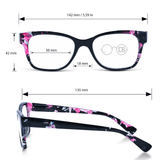 Round Colorful Reading Glasses with Matching Case- Murano