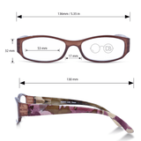 Trendy Rectangle Reading Glasses - Capri