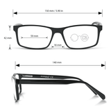 Wide Reading Glasses for Men - Kash