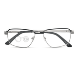 Metal Rectangle Reading Glasses - Deacon