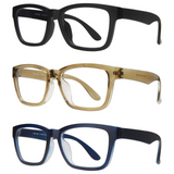 Retro Square Reading Glasses - Toby