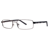 Metal Rectangle Wide Frame Glasses - Favor