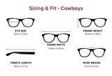 Cowboys – Confident Rectangle Dual-Strength Bifocal Reading Glasses