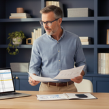 Cowboys – Confident Rectangle Dual-Strength Bifocal Reading Glasses