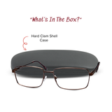 Fish Hooks - Square Dual-Strength Bifocal Reading Glasses