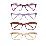 Fourth Street – Elegant Rectangle Dual-Strength Bifocal Reading Glasses