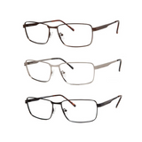 All In – Bold Square Dual-Strength Bifocal Reading Glasses