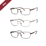 All In – Bold Square Dual-Strength Bifocal Reading Glasses