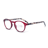High Power Round Frame Glasses for Reading- Energy