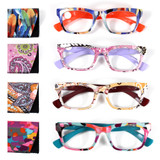 Colorful Rectangle Readers with Matching Case - Garden Party