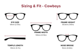 Men's Rectangular Readers - Cowboys
