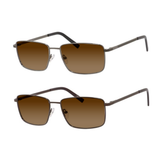 Men's  Wide Metal Sunglass Readers - Dealer