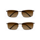 Men's  Wide Metal Sunglass Readers - Dealer