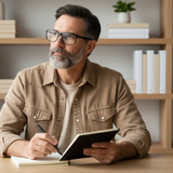 Kash – Wide Dual Bifocal Reading Glasses for Men