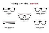 Slick – Photochromic Rectangle Reading Glasses