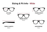 Slick – Photochromic Rectangle Reading Glasses