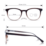 High Power Hidden Inner Line Bifocal Readers - Influence
