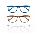 Brady – Slim Square Dual-Strength Bifocal Reading Glasses