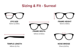 Surreal – Modern Rectangle Dual-Strength Bifocal Reading Glasses