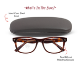 Metropolitan - Rectangle Dual-Strength Bifocal Reading Glasses