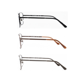 Kody – Modern Metal Rectangle Dual-Strength Bifocal Reading Glasses
