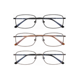 Kody – Modern Metal Rectangle Dual-Strength Bifocal Reading Glasses