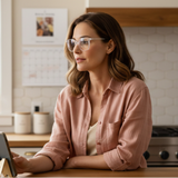 Conserve – Modern Round Dual-Strength Bifocal Reading Glasses