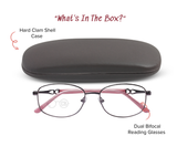 Maria – Elegant Oval Dual-Strength Bifocal Reading Glasses
