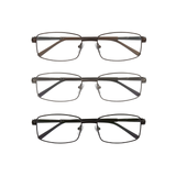 Casey – Wide-Fit Square Dual-Strength Bifocal Reading Glasses
