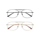 Thomas - Wide-Fit Aviator Dual-Strength Bifocal Reading Glasses