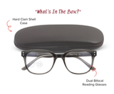 Legacy – Wide-Fit Round Dual-Strength Bifocal Reading Glasses