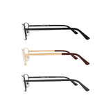 Writer – Wide-Fit Rectangle Dual-Strength Bifocal Reading Glasses