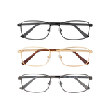 Writer – Wide-Fit Rectangle Dual-Strength Bifocal Reading Glasses