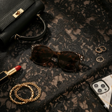 Ariana Cat-Eye Smoke Lens Women’s Sunglasses