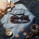 Elena Oversized Square Smoke Lens Women’s Sunglasses