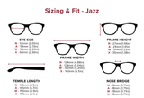 Jazz – Oval Reading Sunglasses, Custom Single Vision or Bifocals