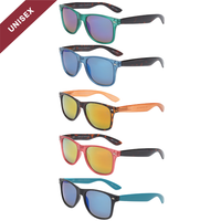 Aiden Oversized Wayfarer RV Lens Unisex Sunglasses