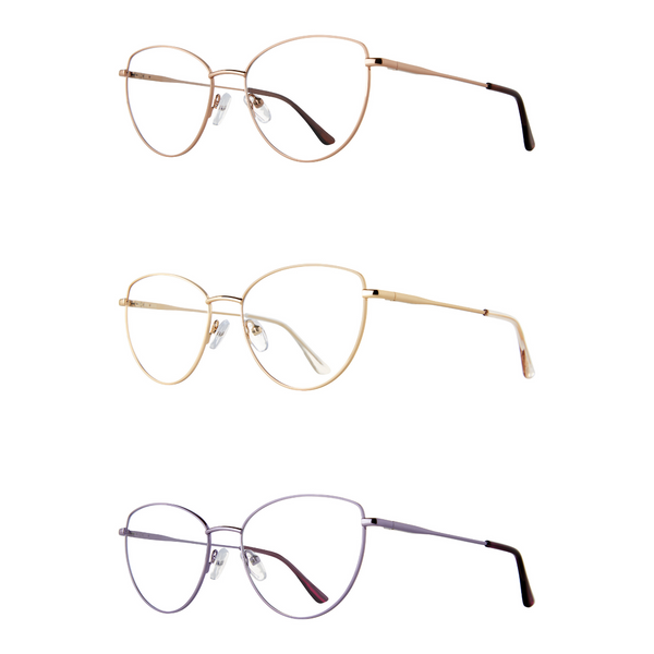 Cat Eye Wire Glasses - Eloise