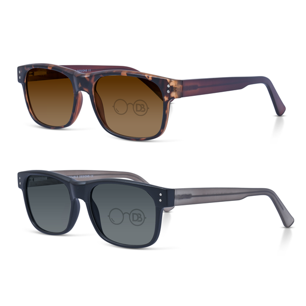 XL Rectangle Optical Reading Sunglasses - William