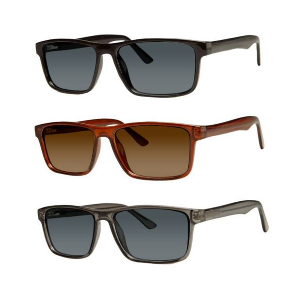 Rectangle Reading Sunglasses for Men - Heads Up