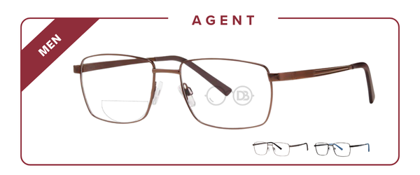 Wide-Fit Square Dual-Strength Bifocal Reading Glasses