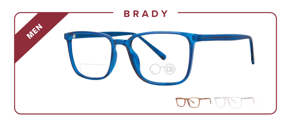 Slim Square Dual-Strength Bifocal Reading Glasses