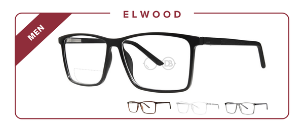 Modern Square Dual-Strength Bifocal Reading Glasses