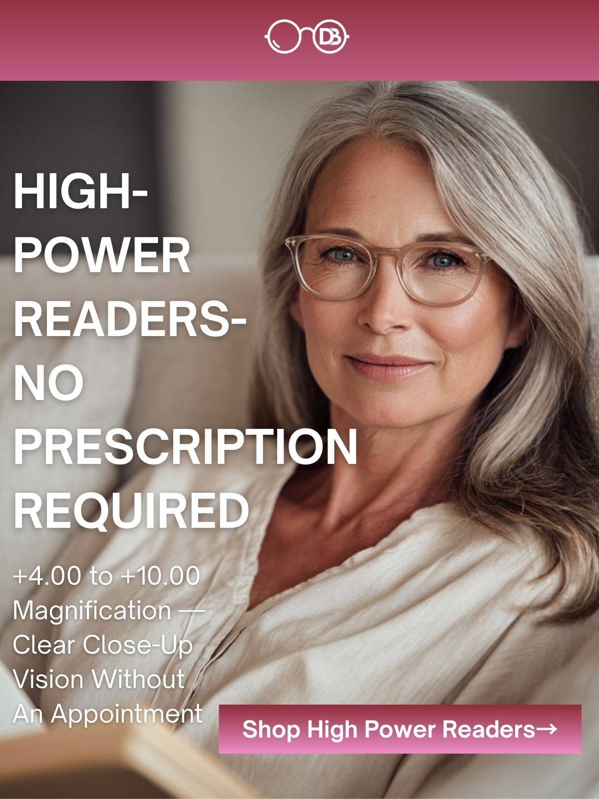 High Magnification Reading Glasses