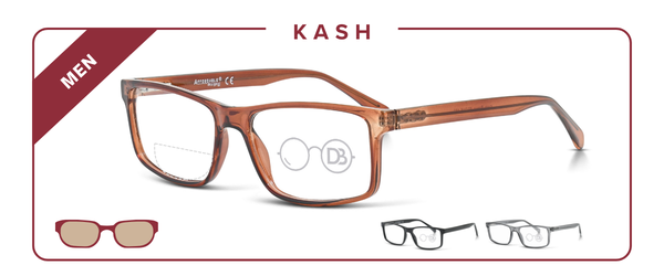 Wide Dual Bifocal Reading Glasses for Men