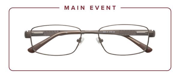 XL Metal Men's Rectangular Readers