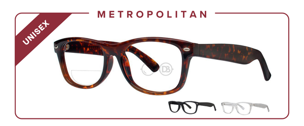 Classic Rectangle Dual-Strength Bifocal Reading Glasses