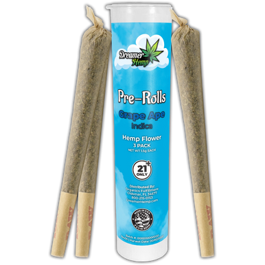 Dreamer Hemp™ CBD Pre Rolls, 1.5g (3- or 15-Count)