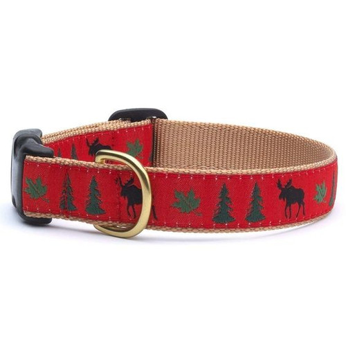 Up Country Moose Ribbon Sport Dog Collar - All Sizes