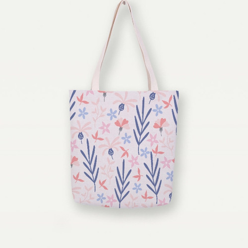 Floral Hygge 7 Canvas Tote Bag, Handbag, Sustainable